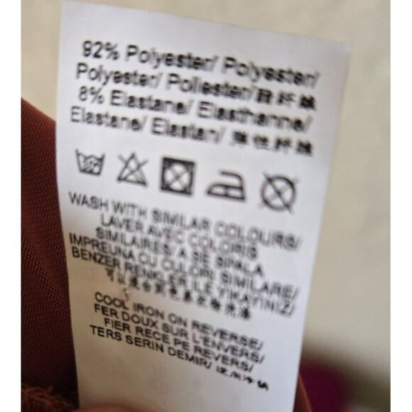 Missguided brown strappy back Bodysuit Size 4 - Picture 9 of 9